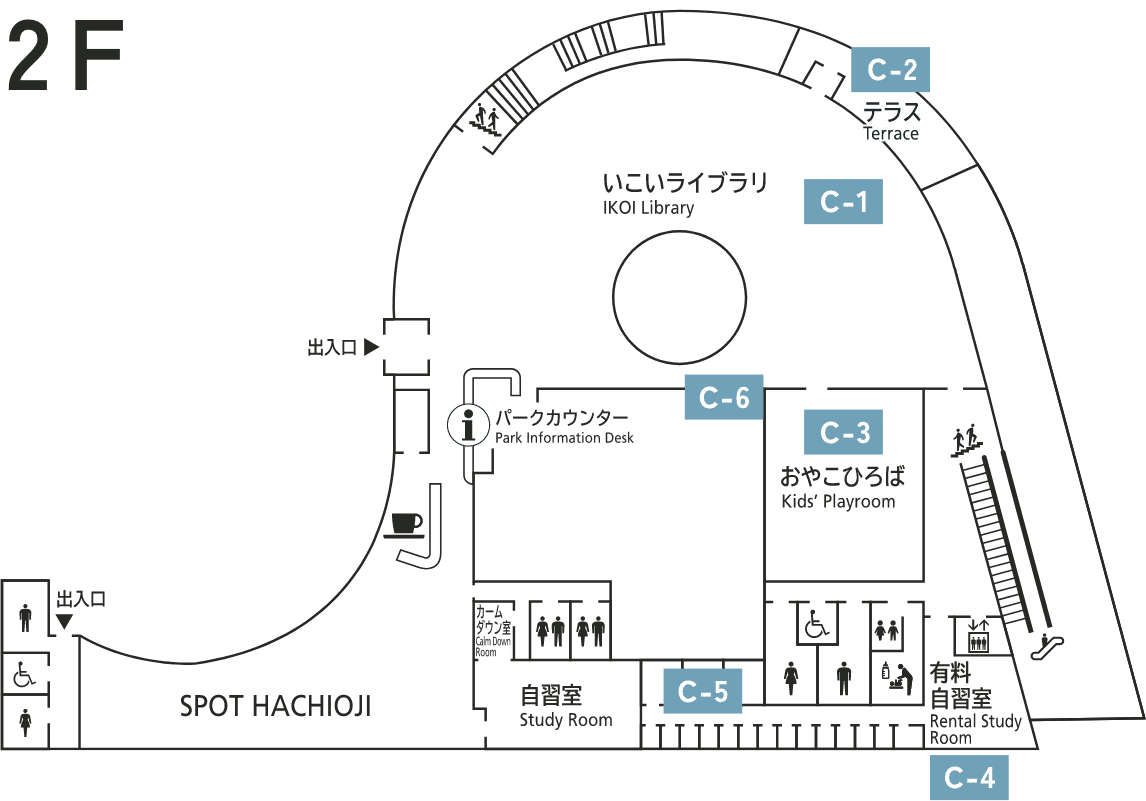 いこいライブラリ フロアマップ